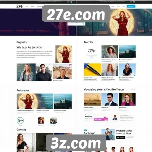 Evolução do design do site 27e.com